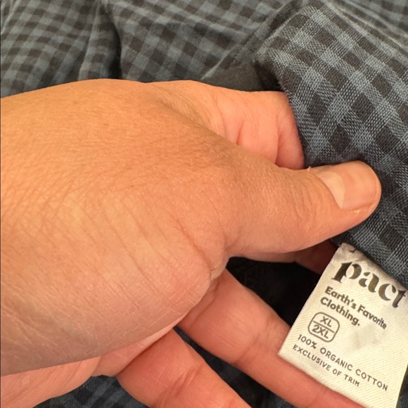 Pact Ore Double Cloth Plaid The Coastal Shirt Dress, size XL/2XL - Picture 10 of 10